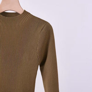 Beaded vest long dress stacked two - piece knitted dress - Negative Apparel