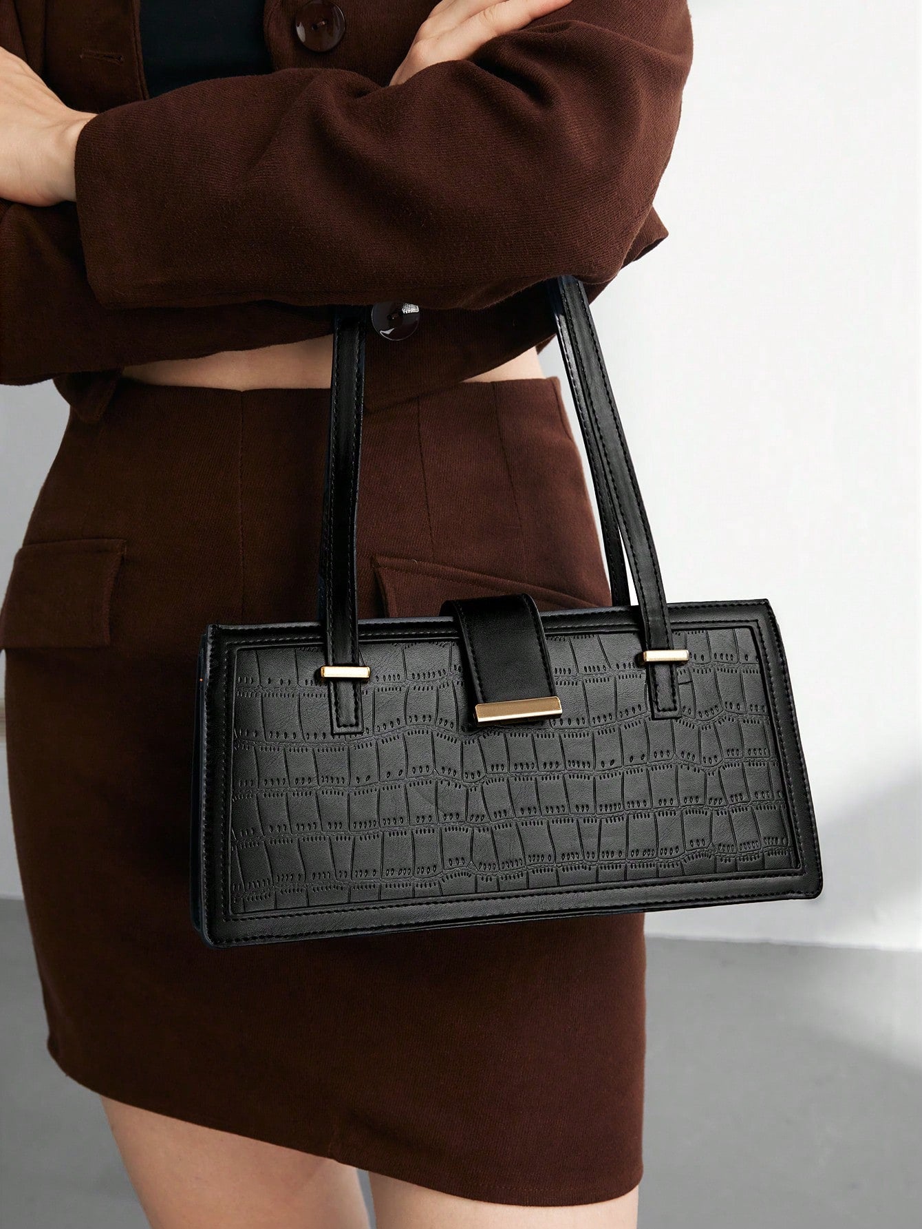 BizChic Shoulder Bag For Commuting, Ideal For Office And Teachers - Negative Apparel