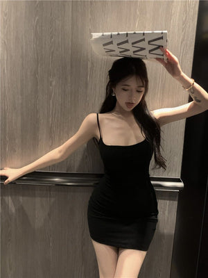 Blue sxy suspender dress women's summer 2025 sleeveless cami dress - Negative Apparel