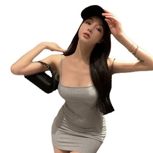 Blue sxy suspender dress women's summer 2025 sleeveless cami dress - Negative Apparel