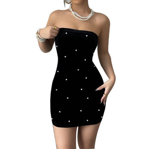 Bodycon sleeveless off - shoulder slim short dress - Negative Apparel