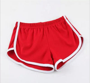 Breathable Sports Shorts, Solid Color Hot Pants Shorts - Negative Apparel