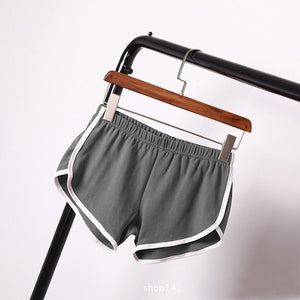 Breathable Sports Shorts, Solid Color Hot Pants Shorts - Negative Apparel