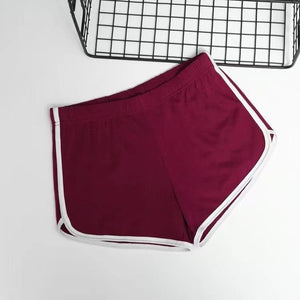 Breathable Sports Shorts, Solid Color Hot Pants Shorts - Negative Apparel
