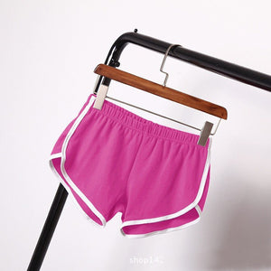 Breathable Sports Shorts, Solid Color Hot Pants Shorts - Negative Apparel