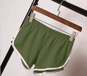 Breathable Sports Shorts, Solid Color Hot Pants Shorts - Negative Apparel