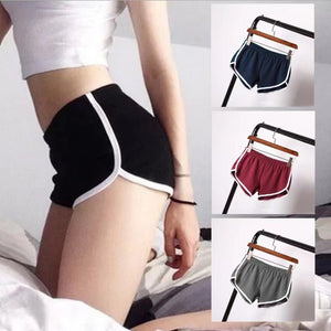 Breathable Sports Shorts, Solid Color Hot Pants Shorts - Negative Apparel