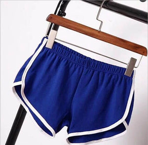 Breathable Sports Shorts, Solid Color Hot Pants Shorts - Negative Apparel