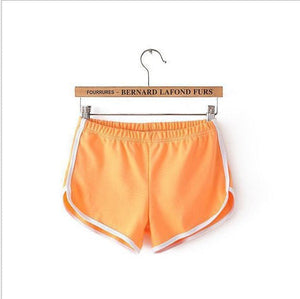 Breathable Sports Shorts, Solid Color Hot Pants Shorts - Negative Apparel