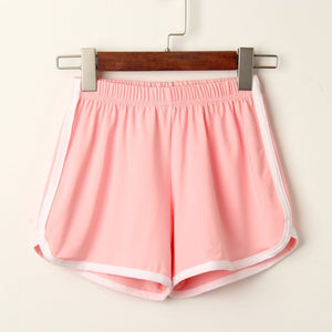 Breathable Sports Shorts, Solid Color Hot Pants Shorts - Negative Apparel
