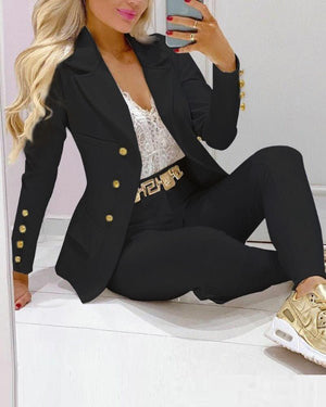 Casual fashion suit set for women - Negative Apparel