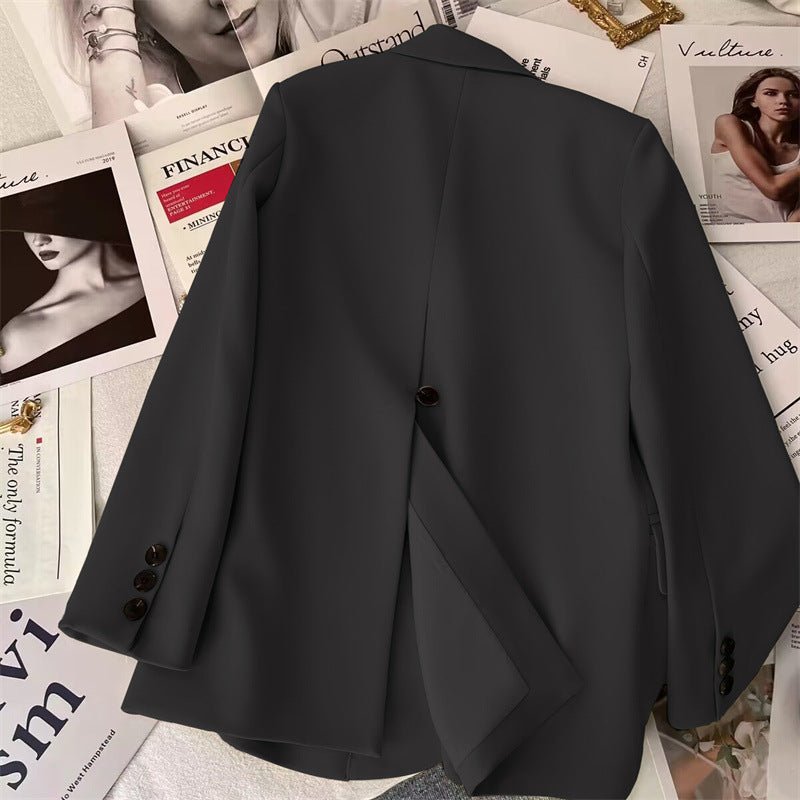 Casual Style Designer Buttoned Blazer For Women - Negative Apparel