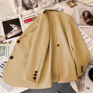 Casual Style Designer Buttoned Blazer For Women - Negative Apparel