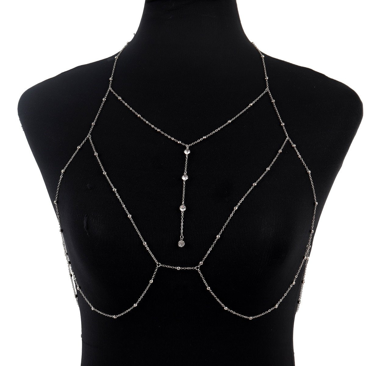 Chest chain jewelry pure desire style all - match sxy diamond pendant body chain necklace - Negative Apparel