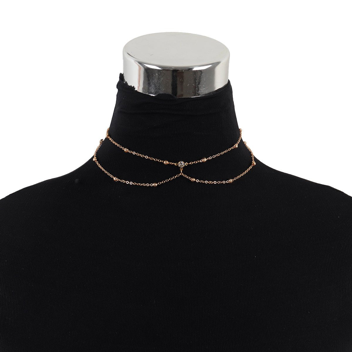 Chest chain jewelry pure desire style all - match sxy diamond pendant body chain necklace - Negative Apparel