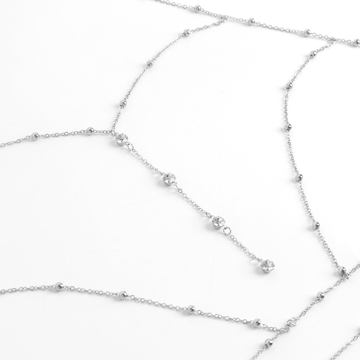 Chest chain jewelry pure desire style all - match sxy diamond pendant body chain necklace - Negative Apparel