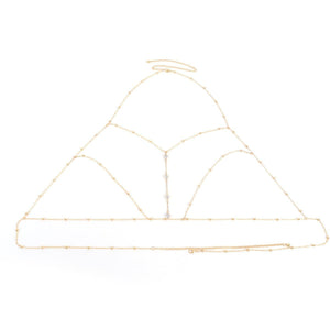 Chest chain jewelry pure desire style all - match sxy diamond pendant body chain necklace - Negative Apparel