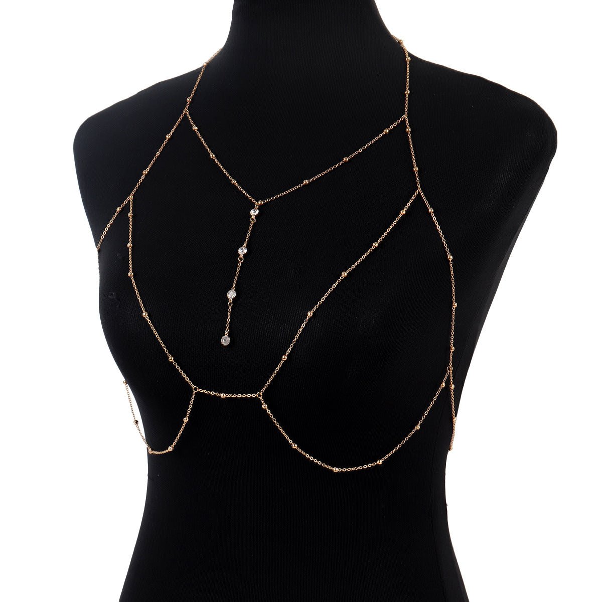 Chest chain jewelry pure desire style all - match sxy diamond pendant body chain necklace - Negative Apparel