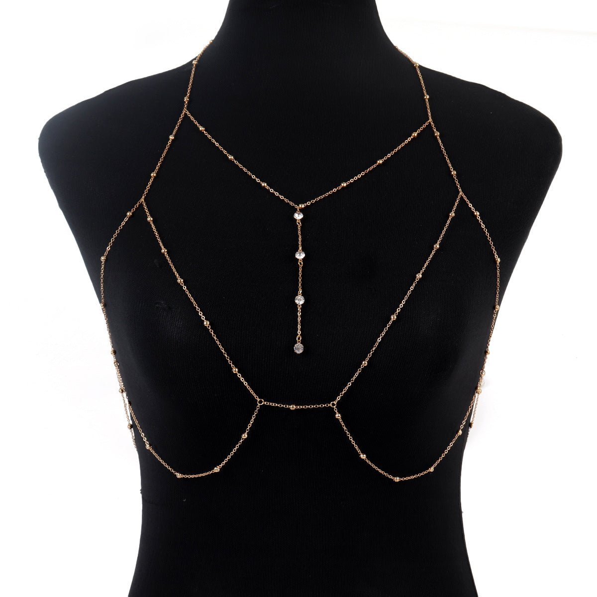 Chest chain jewelry pure desire style all - match sxy diamond pendant body chain necklace - Negative Apparel