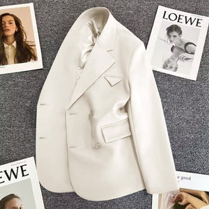 Double Breasted Stylish New Blazer for Women - Negative Apparel