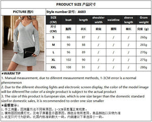Elegant intellectual style women's dress autumn and winter new high - waisted V - neck short skirt women - Negative Apparel