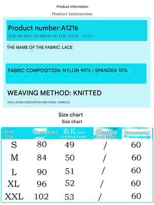 Elegant special project single - layer lace sexy pure desire wind thin short top women - Negative Apparel