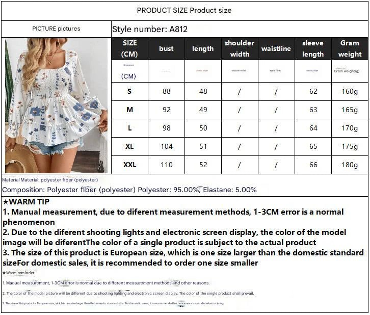 Elegant women's flower printing corset long - sleeved T-shirt top women - Negative Apparel