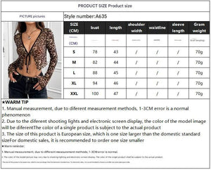 Elegant women's transparent mesh leopard print front lace - up long - sleeved top - Negative Apparel