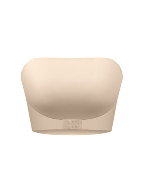 European and American sexy seamless front buckle tube top underwear, anti - light thin underwear, do not fall off the upper support, gather chest wrapping and beautiful back underwear women - Negative Apparel