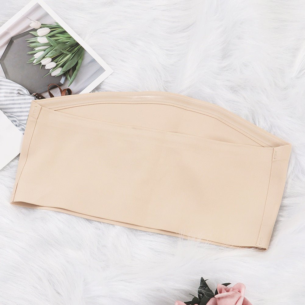 European and American sexy seamless front buckle tube top underwear, anti - light thin underwear, do not fall off the upper support, gather chest wrapping and beautiful back underwear women - Negative Apparel