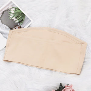 European and American sexy seamless front buckle tube top underwear, anti - light thin underwear, do not fall off the upper support, gather chest wrapping and beautiful back underwear women - Negative Apparel