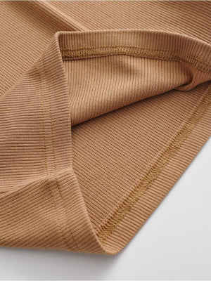 European and American summer new retro small high collar vest women's elastic slim fit short style navel - exposed sleeveless sports top - Negative Apparel