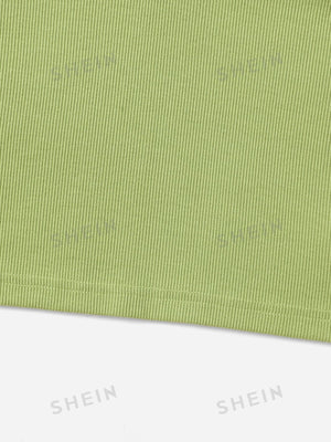 EZwear V-collar Solid Tank Top - Negative Apparel