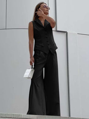 Fashion Casual Vest Vest Trousers Suit Women's Clothing - Negative Apparel