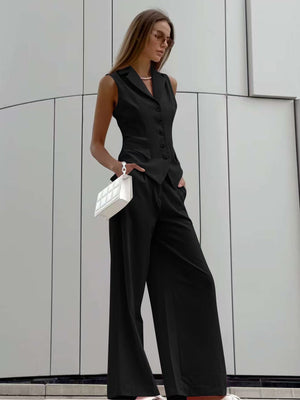 Fashion Casual Vest Vest Trousers Suit Women's Clothing - Negative Apparel