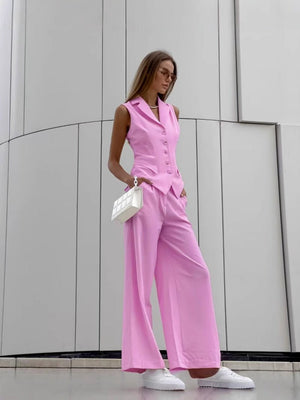 Fashion Casual Vest Vest Trousers Suit Women's Clothing - Negative Apparel