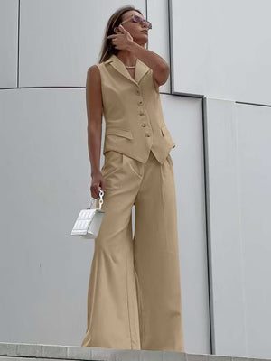 Fashion Casual Vest Vest Trousers Suit Women's Clothing - Negative Apparel