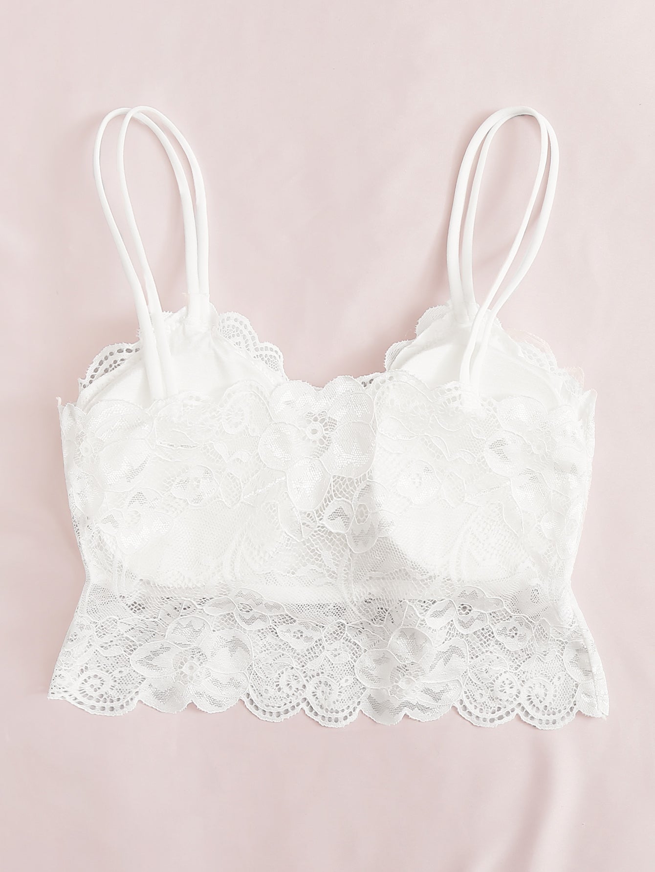 Floral Lace Bralette Lingerie - Negative Apparel