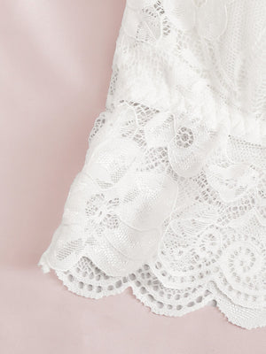 Floral Lace Bralette Lingerie - Negative Apparel