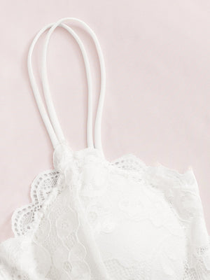 Floral Lace Bralette Lingerie - Negative Apparel