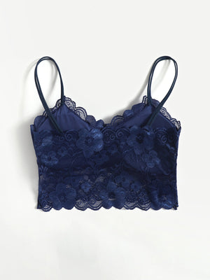 Floral Lace Bralette Lingerie - Negative Apparel