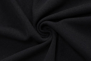 Half - high collar sleeveless solid color slim waist slim long dress - Negative Apparel