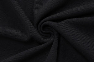 Half - high collar sleeveless solid color slim waist slim long dress - Negative Apparel