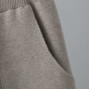 High waist knitted harem pants women loose slim carrot pants Korean style - Negative Apparel