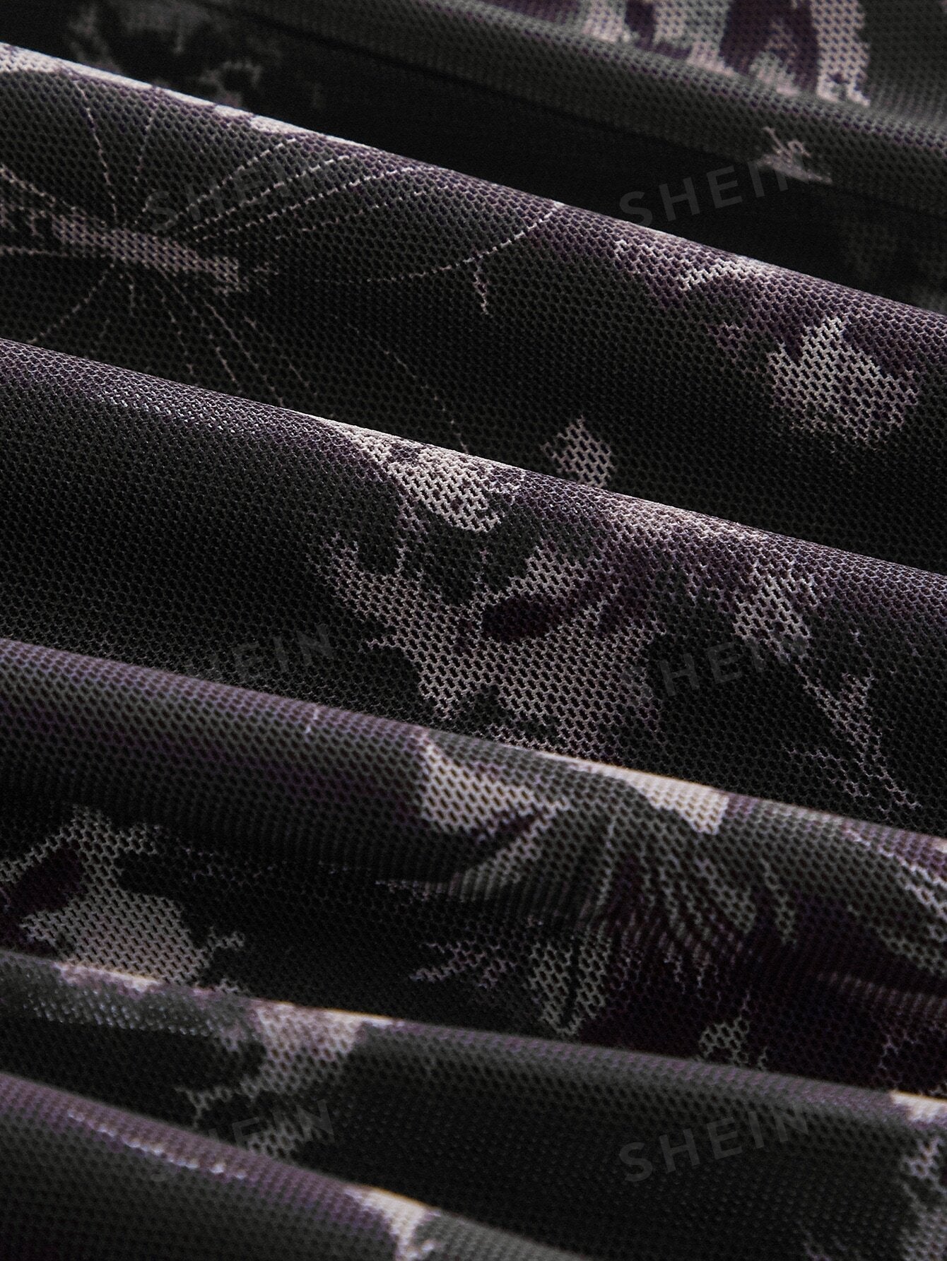 ICON Tie Dye & Butterfly Print High Waist Skirt - Negative Apparel