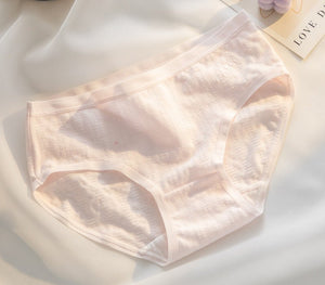 Kefei panties pure cotton women's summer class a baby cotton non - marking cotton antibacterial girls' briefs without buttocks - Negative Apparel