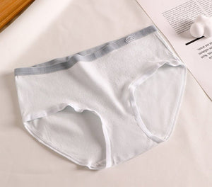 Kefei panties pure cotton women's summer class a baby cotton non - marking cotton antibacterial girls' briefs without buttocks - Negative Apparel