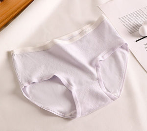 Kefei panties pure cotton women's summer class a baby cotton non - marking cotton antibacterial girls' briefs without buttocks - Negative Apparel