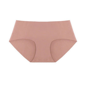 Korean seamless panties for women antibacterial low waist hip wrap simple nude comfortable women's briefs panties - Negative Apparel