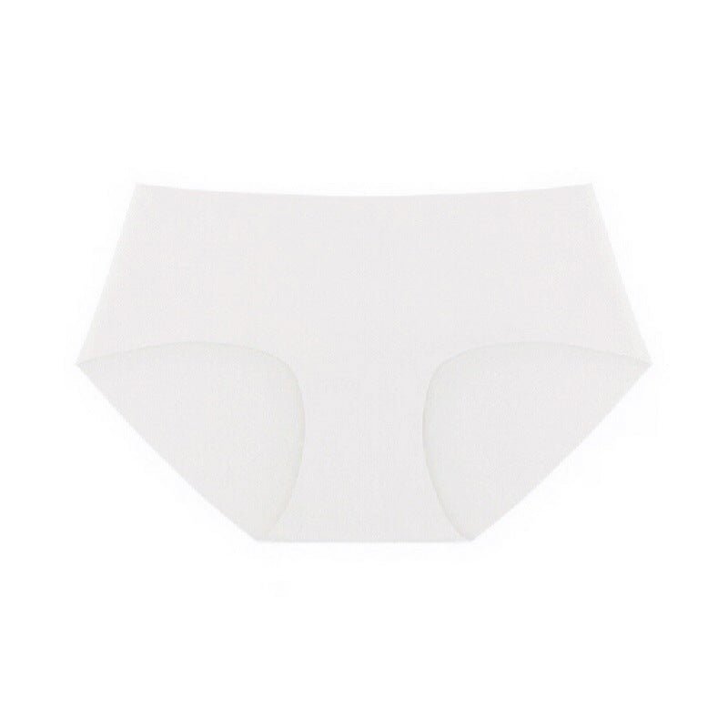 Korean seamless panties for women antibacterial low waist hip wrap simple nude comfortable women's briefs panties - Negative Apparel